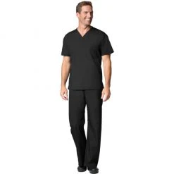Maevn Mens V-Neck Top And Drawstring Pant Set Style - 90061006 Size XXS - L