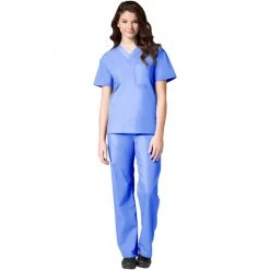 Maevn Unisex V-Neck Top And Drawstring Pant SetStyle - 90061006Size XXS - L