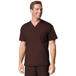 Maevn Mens One Pocket V-Neck Scrub Top Style 1006 - Plus Size XL - 5XL Mens Medical