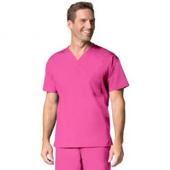 Maevn Mens One Pocket V-Neck Scrub Top Style 1006 Size XXS - L