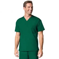 Maevn Mens One Pocket V-Neck Scrub Top Style 1006 - Plus Size XL - 5XL Mens Medical