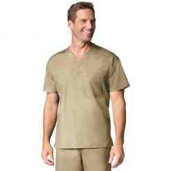 Maevn Mens One Pocket V-Neck Scrub Top Style 1006 Size XXS - L