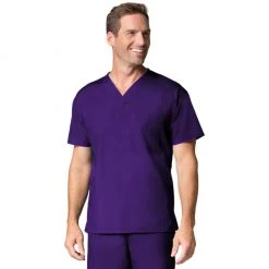 Maevn Mens One Pocket V-Neck Scrub Top Style 1006 - Plus Size XL - 5XL Mens Medical