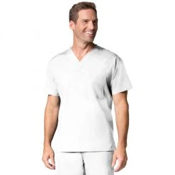 Maevn Mens One Pocket V-Neck Scrub Top Style 1006 - Plus Size XL - 5XL Mens Medical
