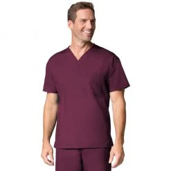 Maevn Mens One Pocket V-Neck Scrub Top Style 1006 - Plus Size XL - 5XL Mens Medical