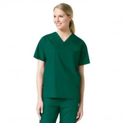 Maevn Unisex One Pocket V-Neck Scrub Top Style 1006 - Plus Size XL - 5XL