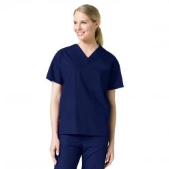 Maevn Unisex One Pocket V-Neck Scrub Top Style 1006 Size XXS - L Womens Medical