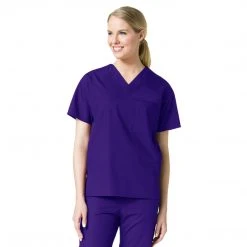 Maevn Unisex One Pocket V-Neck Scrub Top Style 1006 Size XXS - L Womens Medical