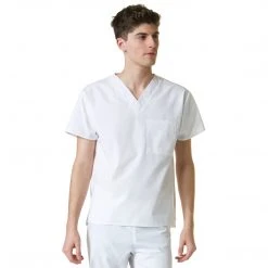 Maevn Unisex One Pocket V-Neck Scrub Top Style 1006 - Plus Size XL - 5XL