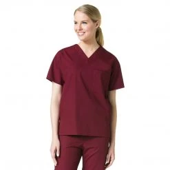 Maevn Unisex One Pocket V-Neck Scrub Top Style 1006 Size XXS - L Womens Medical