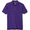 Girls French Toast Short Sleeve Kids Pique Polo - Purple A9435-PPL Sizes XS - XXL