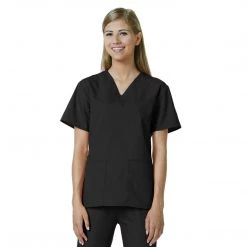 Maevn Womens V-Neck Two Pocket Scrub Top And Flare Leg Pant SetStyle - 10169026Sizes XL - XXL Womens Medical
