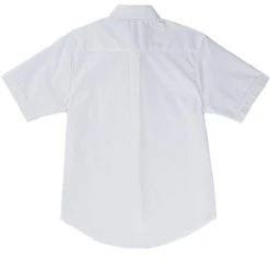 Girls French Toast Kids Short Sleeve Oxford Shirt Sizes 4 - 20 White, Blue, Yellow