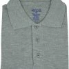 Tanvir Mens Heather Gray 1021M Short Sleeve Pique Polo Shirt Sizes S To XL