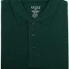 Tanvir Mens Hunter Green 1021M Short Sleeve Pique Polo Shirt Sizes S To XL