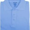 Tanvir Mens Light Blue 1021M Short Sleeve Pique Polo Shirt Sizes S To XL