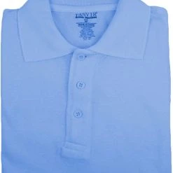 Tanvir Mens Light Blue 1021M Short Sleeve Pique Polo Shirt Sizes S To XL