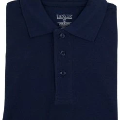 Tanvir Mens Black 1021M Short Sleeve Pique Polo Shirt Sizes S To XL