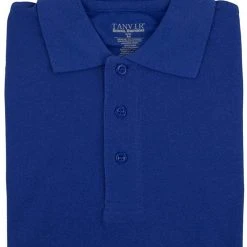 Tanvir Mens Royal Blue 1021M Short Sleeve Pique Polo Shirt Sizes S To XL