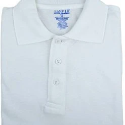 Tanvir Mens White 1021M Short Sleeve Pique Polo Shirt Sizes S To XL