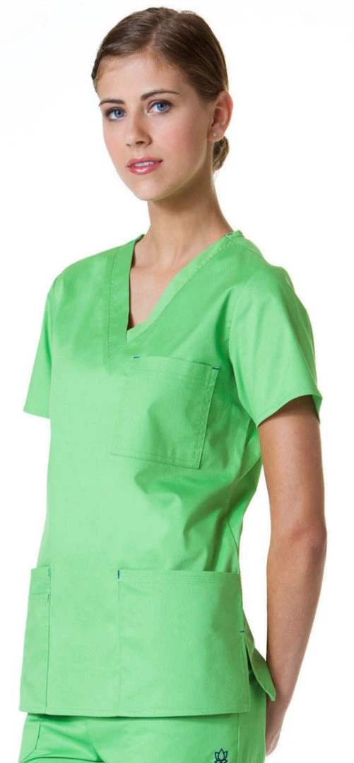 Maevn Blossom 3 Pocket V-Neck TopStyle - 1202Sizes XS - 3XL Womens Medical
