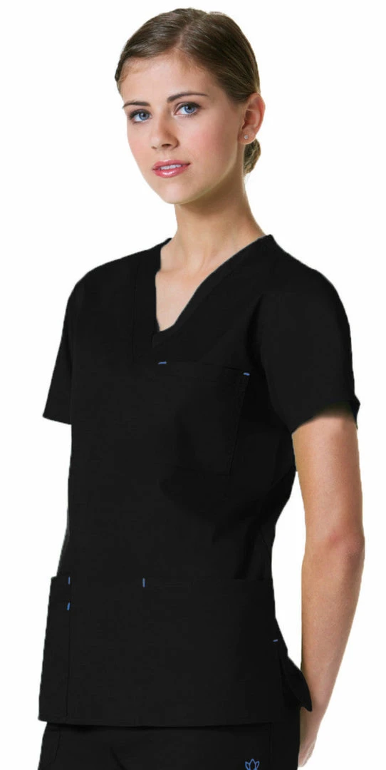 Maevn Blossom 3 Pocket V-Neck TopStyle - 1202Sizes XS - 3XL Womens Medical