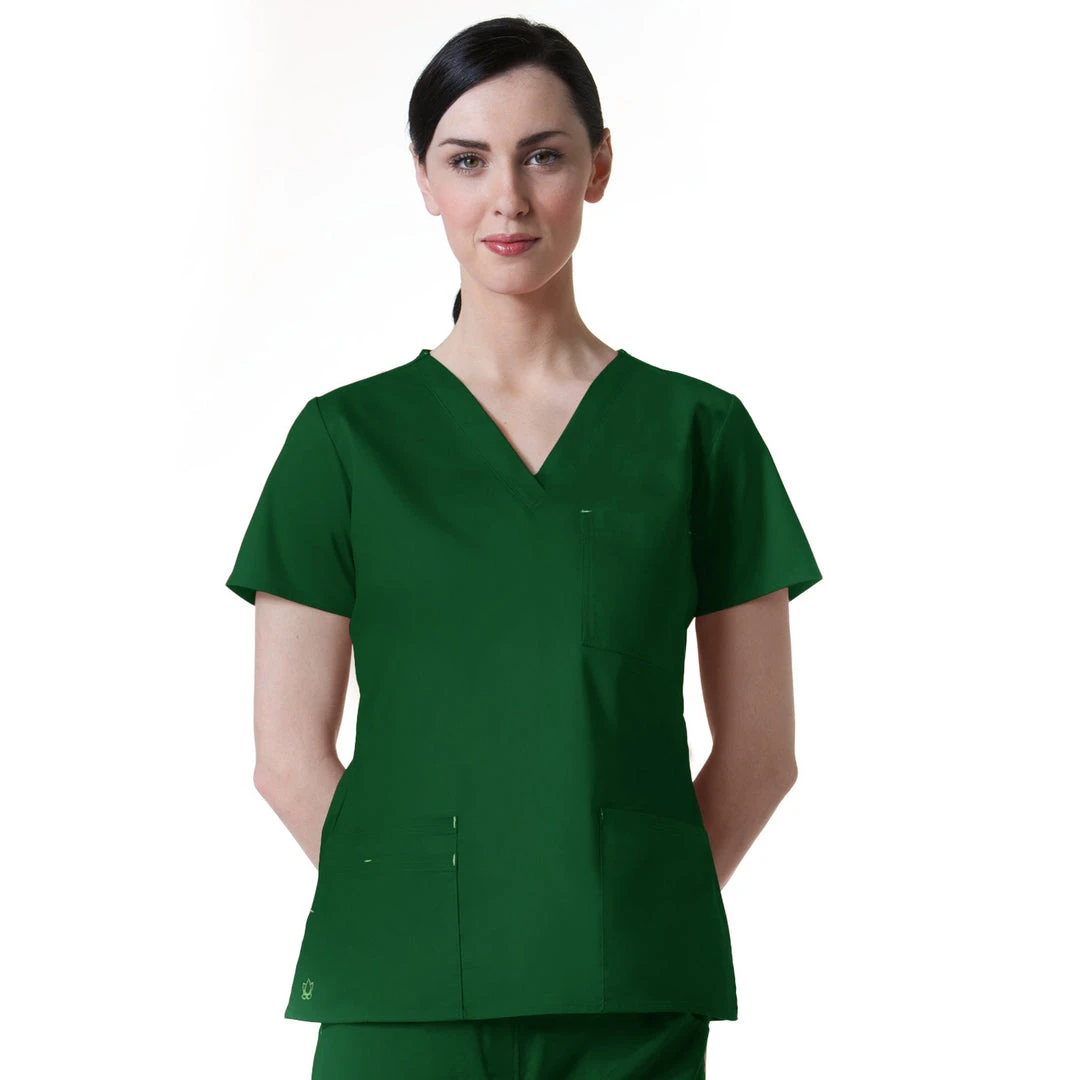 Maevn Blossom 3 Pocket V-Neck TopStyle - 1202Sizes XS - 3XL Womens Medical