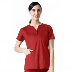 Maevn Blossom European Y-Neck Top Style - 1602 Sizes XS - 3XL