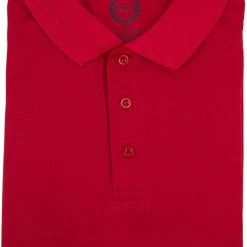 Jet Set Uniforms Kobalt 1 Performance Wear Mens Dry Fit Red Short Sleeve Polo Shirt Sizes S To 2XL