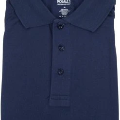 Jet Set Uniforms Kobalt 1 Performance Wear Mens Dry Fit Navy Short Sleeve Polo Shirt Sizes S To 2XL