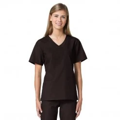 Maevn Core Curved 3 Pocket V-Neck Scrub Top Style - 1626 Sizes XXL - 5XL