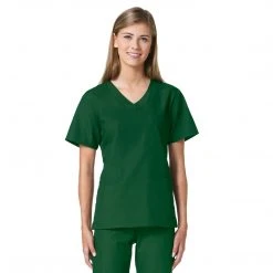 Maevn Core Curved 3 Pocket V-Neck Scrub Top Style - 1626 Sizes XXL - 5XL