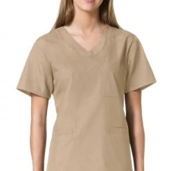 Maevn Core Curved 3 Pocket V-Neck Scrub Top Style - 1626 Sizes XXS - XL