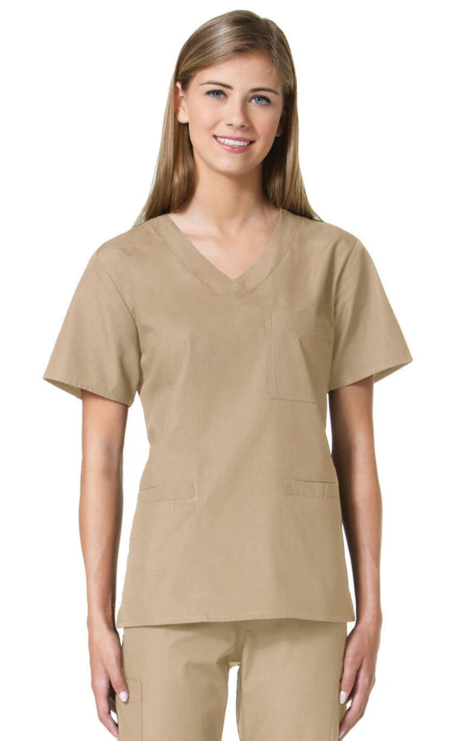 Maevn Core Curved 3 Pocket V-Neck Scrub Top Style - 1626 Sizes XXS - XL