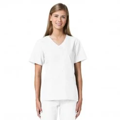 Maevn Core Curved 3 Pocket V-Neck Scrub Top Style - 1626 Sizes XXL - 5XL