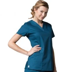 Womens Medical Maevn Eon Active V-Neck Pocket TopStyle 1708Sizes XS - 3XL