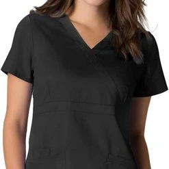 Womens Medical Maevn Eon Womens Back Mesh Panel V-Neck Medical Scrub Top 1748 Sizes XS To 3XL