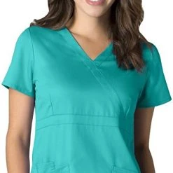 Womens Medical Maevn Eon Womens Back Mesh Panel V-Neck Medical Scrub Top 1748 Sizes XS To 3XL
