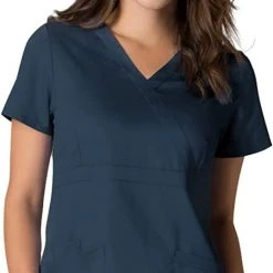 Womens Medical Maevn Eon Womens Back Mesh Panel V-Neck Medical Scrub Top 1748 Sizes XS To 3XL