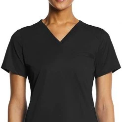 Jet Set Uniforms Maevn Women's Scrub Top 1778 Eon Sport Chest Pocket V-Neck Sizes XS To 3XL