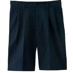 Genuine School Uniform Boys Husky Pleated Uniform Shorts Sizes 10 - 20