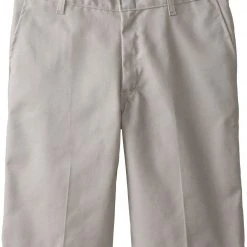 Dickies School Dickies Boys Silver Shorts Flat Front School Uniform Sizes 4 To 10