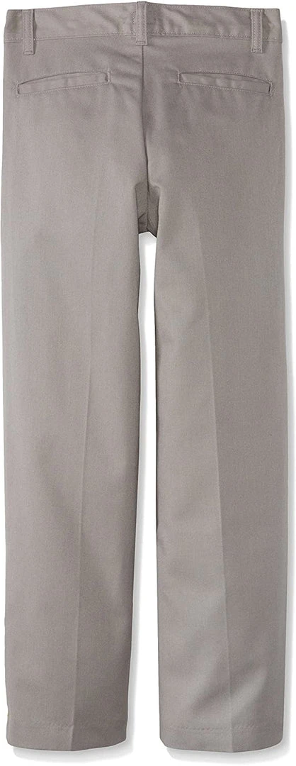 Dickies School Dickies Boys Silver Gray Pant Flat Front School Uniform Size 4 To 20