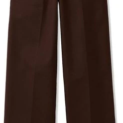Dickies School Dickies Boys Brown Pants Flat Front School Uniform Sizes 4 To 20
