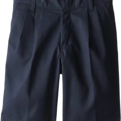 Dickies School Dickies Boys Pleated Navy Shorts 57562 Sizes 16 To 20