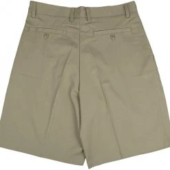 Boys Windstan Boy's Khaki Pleated Front School Uniform Short Sizes 4 -20
