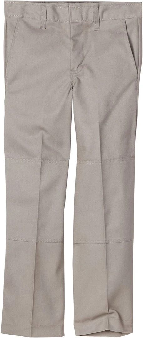 Dickies School Dickies Boys Silver Double Knee Extra Pocket Pants 85562-SLV Sizes 8 To 20