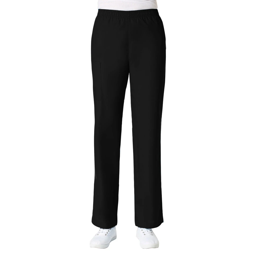 Womens Medical Maevn Core Womens Full Elastic Band Cargo Pant Style 9016 - Petite 28" Fit Size XS - XL