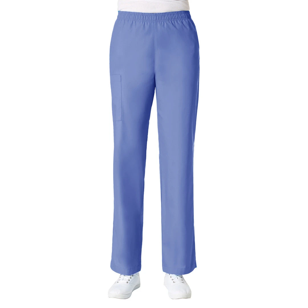 Womens Medical Maevn Core Womens Full Elastic Band Cargo Pant Style 9016 - Petite 28" Fit Size XS - XL