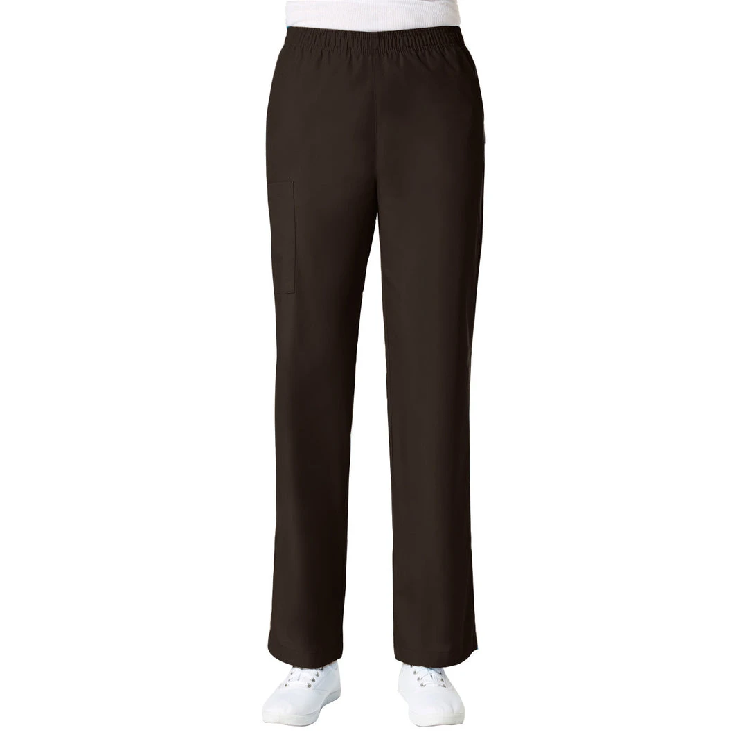 Womens Medical Maevn Core Womens Full Elastic Band Cargo Pant Style 9016 - Petite 28" Fit Size XS - XL